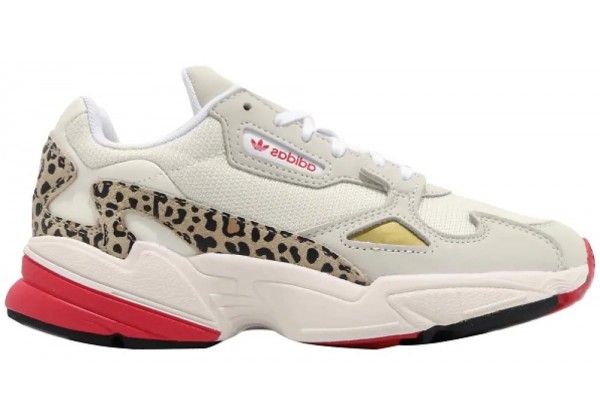 Кроссовки Adidas Falcon Off White Scarlet